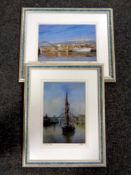 Two signed Walter Holmes prints;