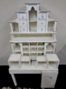 A painted pine shop display stand,