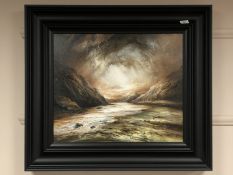 Chris and Steve Rocks (Contemporary) : Promised Lands, oil on canvas,