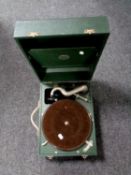An Antoria table top gramophone