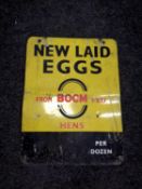 A mid 20th century enamelled sign,