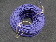 A roll of cat six data cable