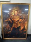 A framed print, Vigo the Carpathian from Ghostbusters 2,