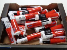 A box containing Hilti fire stop acrylic sealant