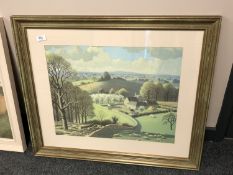 After Ronald Lampitt : Spring time, colour print, 54 x 42 cm,