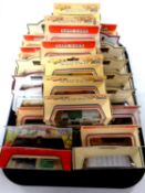 A tray containing approximately 25 die cast vehicles to include Days Gone,