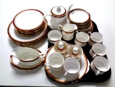 Forty-six pieces of Paragon Holyrood bone china tea and dinner ware