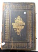 A 19th century leather bound family bible