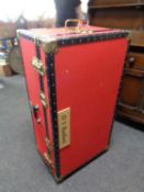 A retro style shipping trunk