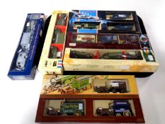 A tray containing six die cast car sets to include Pearl Harbour collection,