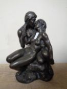 A composite figure of lovers