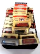 A tray containing approximately 25 die cast vehicles to include Matchbox, Days Gone,