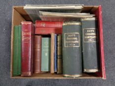 A box containing antiquarian and later volumes to include The Border Country by E.