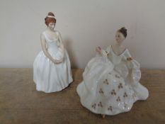 Two Royal Doulton figures My Love HN 2339 and Ann HN 2739