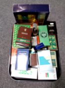 A tray of a quantity of after shave and Eau de Toilette to include Gucci, Heritage,