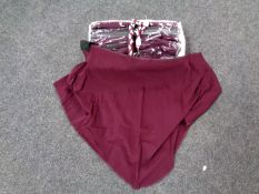 A box containing horse vests