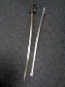 A 20th century Austrian infantry sword