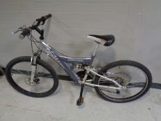 A Falcon Combat full suspension mountain bike