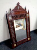 A 20th century Syrian wall mirror