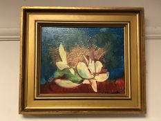 Continental school : Still life with fruit, oil on panel,