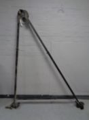 An adjustable grand piano moving frame