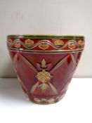 A 19th century Minton glazed pottery Art Nouveau planter, height 22.