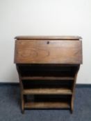A 20th century oak lady's bureau