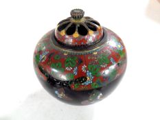 A Japanese cloisonne sensor