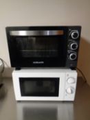 Cookworks microwave and a combi oven