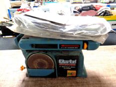 A Clarke woodworker 4 inch belt and 6 inch disc sander