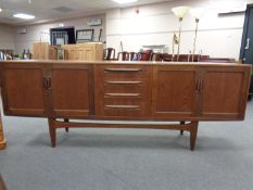 A mid century G Plan teak low sideboard