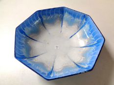 A Shelley octagonal dish