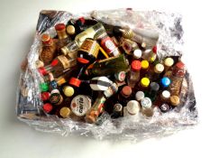 A large quantity of alcoholic miniatures