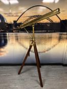 A late Victorian brass celestial refracting telescope by Horne, Thornthwaite & Wood,
