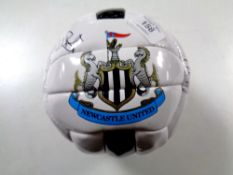 A signed NUFC football