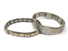 Two expanding bracelets