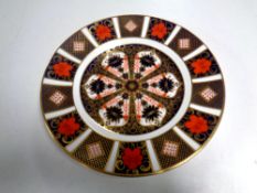 A Royal Crown Derby 1128 Imari plate, diameter 21.