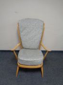 An Ercol high back armchair