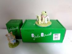 Two boxed John Beswick figures,