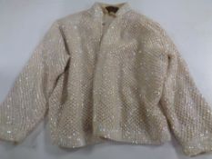 A vintage twentieth century Nine Dragons beaded jacket