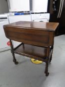 An Ercol flap sided tea trolley