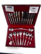 A Viner's Love Story 44 piece cutlery set in canteen.