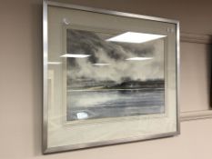 Alan Barley : Coastal scene, watercolour, signed and dated 1979, 36cm by 48cm.