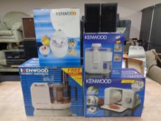 Four Kenwood kitchen appliances to include Gourmet Variomatic meat slicer,