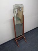 A twentieth century cheval mirror