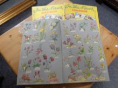 Three 20th century scrapbooks relating to animals and plant life