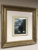 Peter Coombs (British, 1929-2007) Study of a steam locomotive, pastel, 23cm by 18cm.