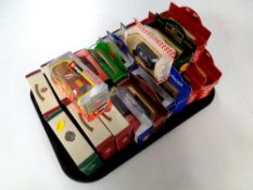 A tray containing 22 Oxford die cast Burago,