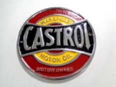 An aluminium plaque,