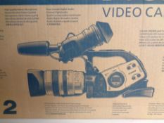 A Canon digital video camcorder kit XL2 (boxed).